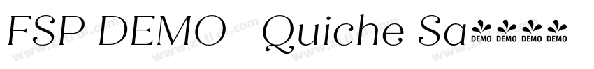 FSP DEMO   Quiche Sa字体转换